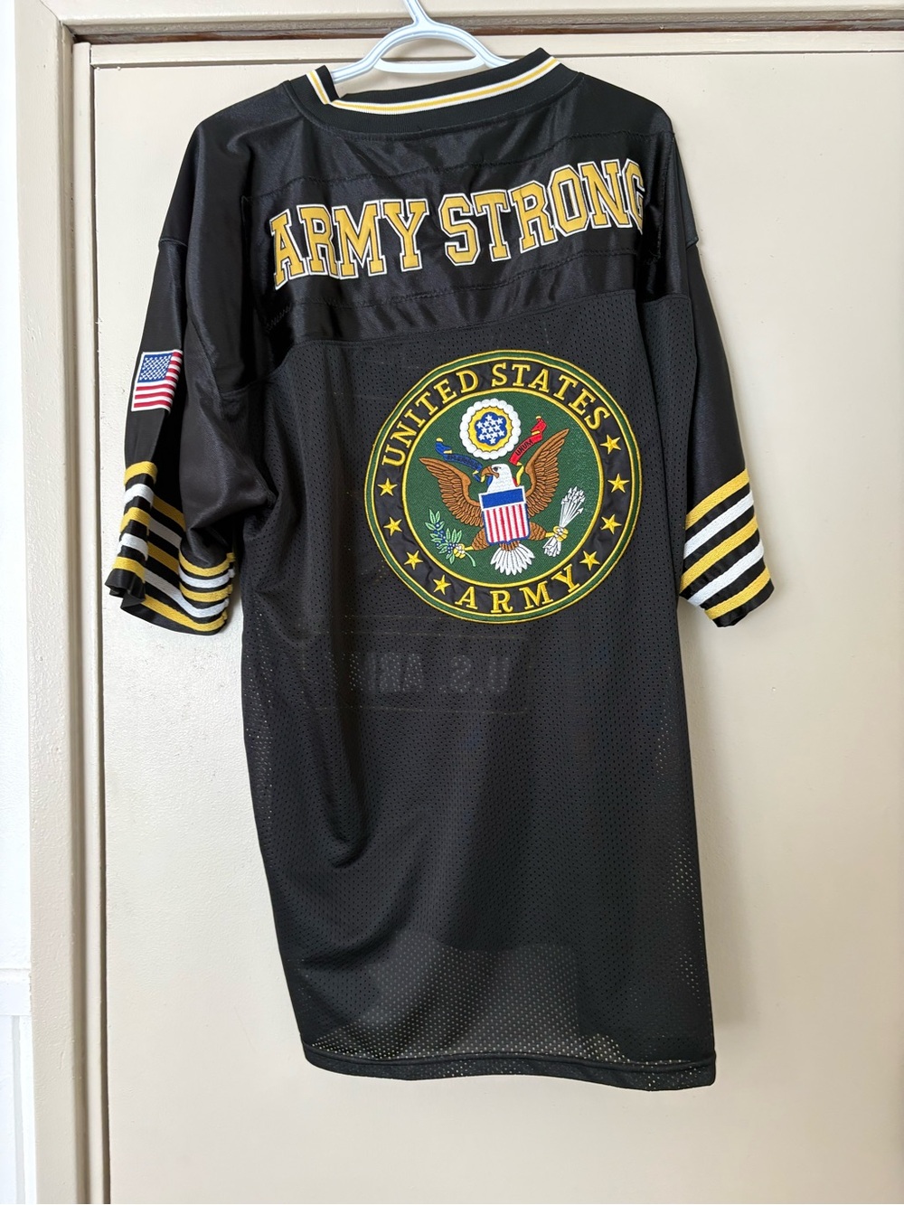 U.S. Army Men's Black and Gold Jersey - Picture 2 of 6
